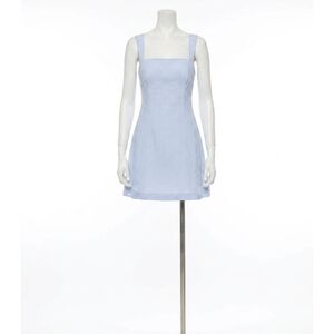 NEW AMANDA UPRICHARD andrelina dress in atlantic/ivory